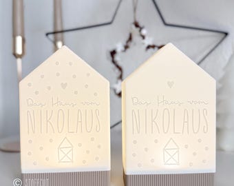 STL and 3MF print file 3D, tealight house with base, LED, lantern, Santa Claus house, including mini-business license