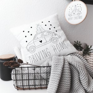 Embroidery file Christmas car 20x30 (8&quot;x12&quot;)