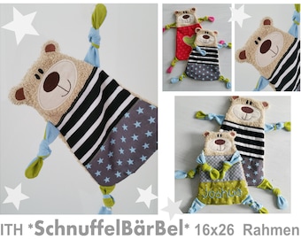 ITH SchnuffelBärBel 16x26 frame embroidery file