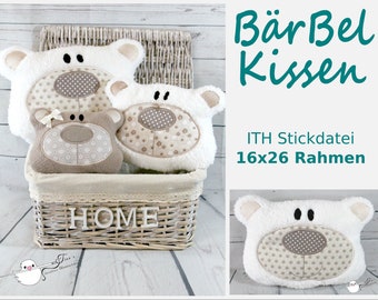 File da ricamo ITH BärBel cuscino telaio 16x26