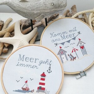 Embroidery file cross stitch SEA bundle 10x10 image 2