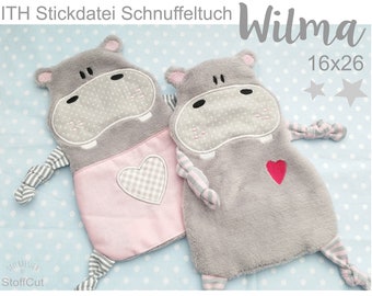 ITH SchnuffelWILMA 16x26 Rahmen Stickdatei