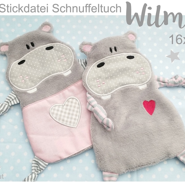 ITH SchnuffelWILMA 16x26 Rahmen Stickdatei