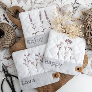 Embroidery file ITH Summer Flowers 13x18 (5&quot;x7&quot;)