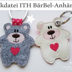 Embroidery file BärBel pendant complete ITH 10x10
