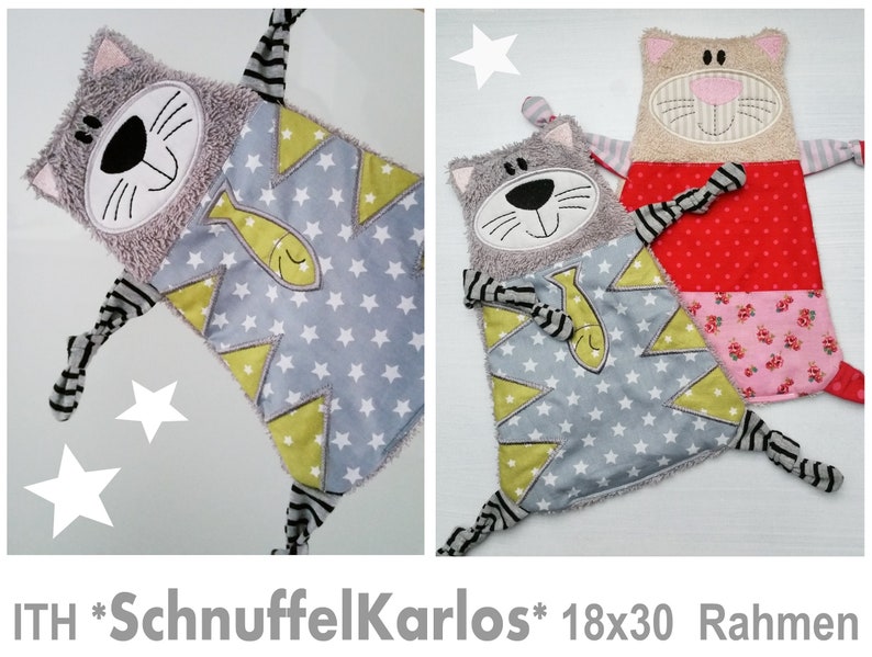 ITH Schnuffel KARLOS 18x30 Rahmen Stickdatei Bild 1