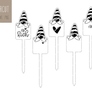 Laser file gnome plug SVG, DXF, PNG