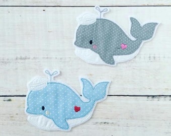 Doodle *Little Whale* 13x18 embroidery file