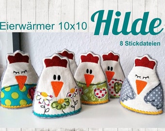 ITH embroidery file HILDE egg warmer 10x10