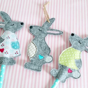 ITH embroidery file bunny 10x10 Vol2