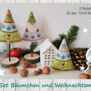 ITH Set 13x18 Tree and Santa Claus