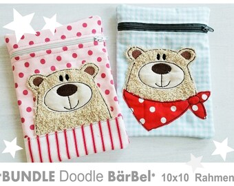 2x BärBel Doodle 10x10 frames