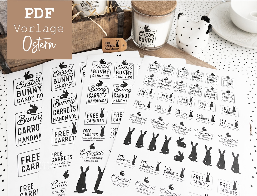 PDF Vorlage zum Selberausdrucken A4 Digital/Download DIY - Etsy.de