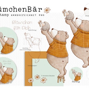 Digistamp BlümchenBär