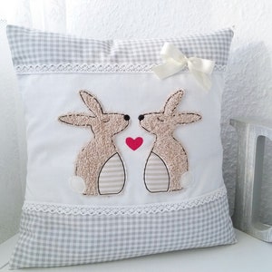 Embroidery File Rabbits in Love 13x18 Frame