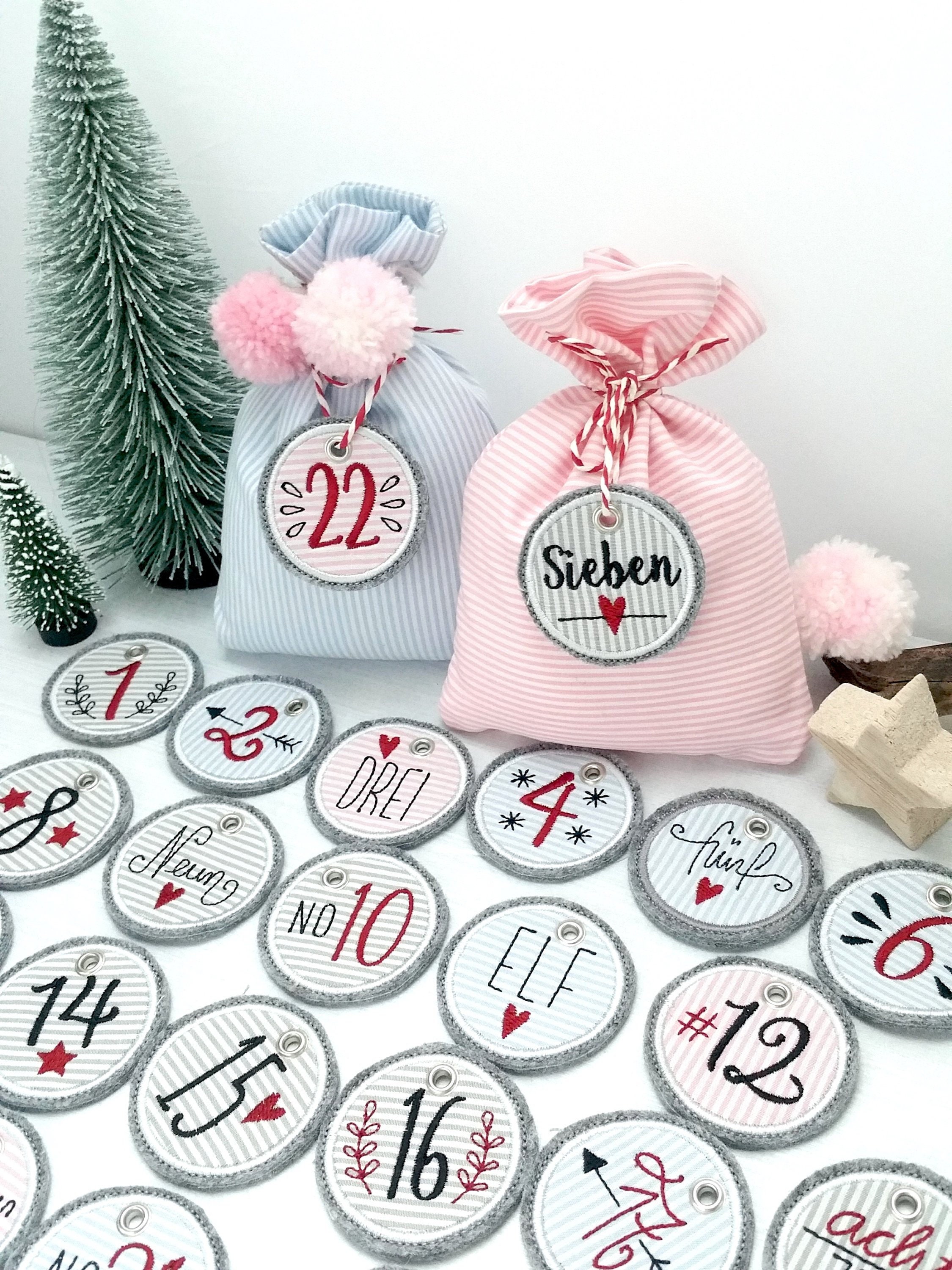 ITH Embroidery File Advent Calendar Numbers 10x10 (4"x4")