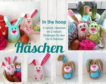 Archivo de bordado ITH conejito marco 10x10