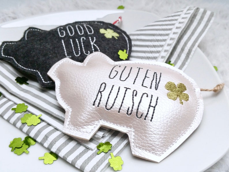 24 Stickdateien ITH Glücksschweinchen 10x10 4x4 | Etsy