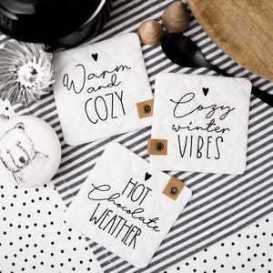 Embroidery file ITH Mugrug 13x18 (5&quot;x7&quot;) / Cozy