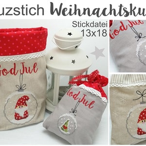 Stickdatei Weihnachtskugeln 13x18 Bild 1