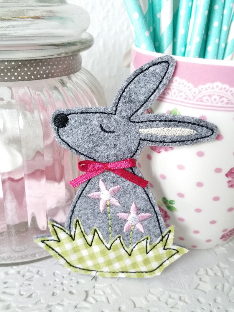 Fichier de broderie ITH lapin 10x10 image 4