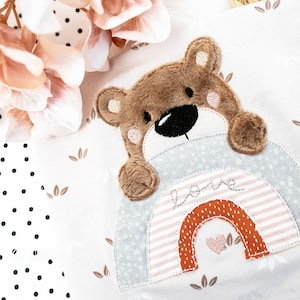 Embroidery file Doodle Rainbow Bear 20x30 (8&quot;x12&quot;)