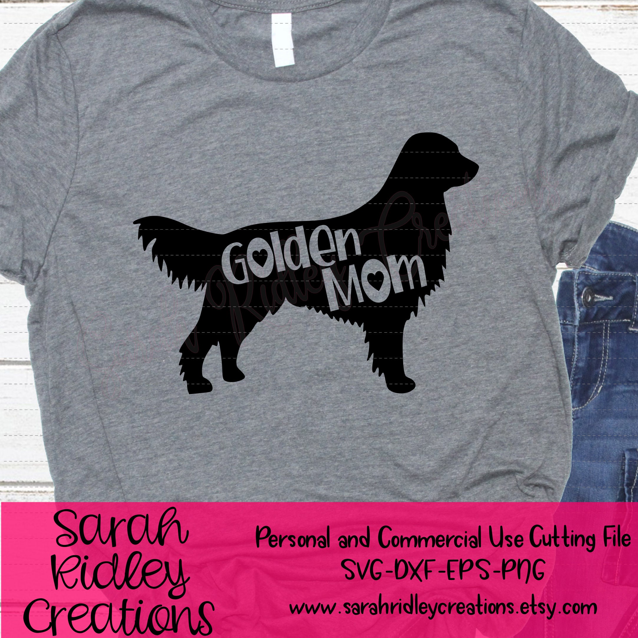 Golden Mom Svg Mom Svg Golden Retriever Svg Dog Svg Dog Etsy