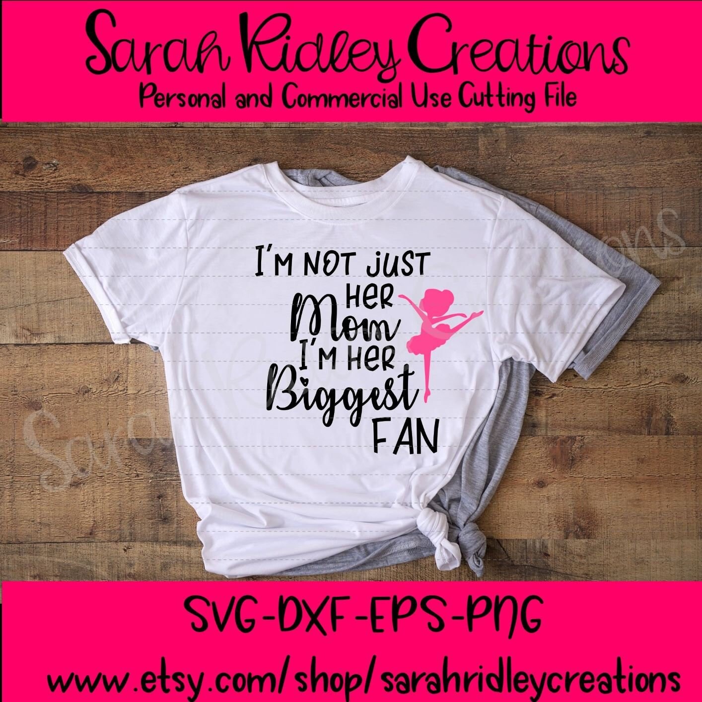 Dance Mom Svg Biggest Fan Svg I M Her Biggest Fan Svg Etsy