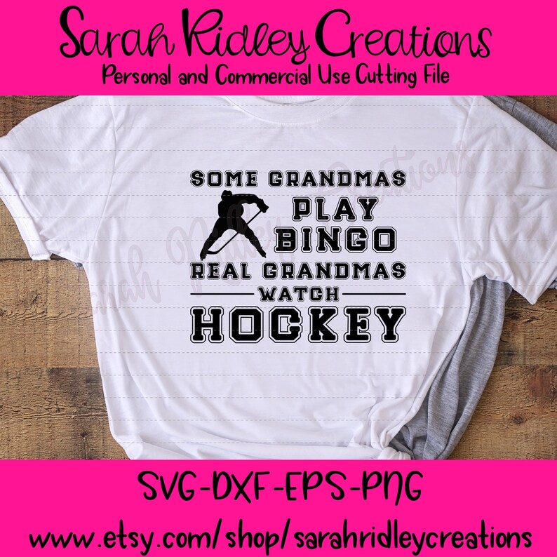 Download Real Grandmas Watch Hockey SVG Hockey SVG Hockey Shirt Ice ...