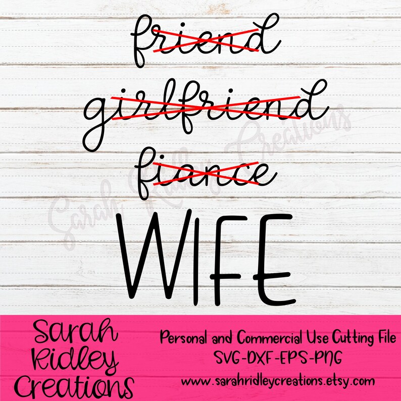 Download Friend Girlfriend Fiance Wife SVG Wife Svg Fiance Svg | Etsy