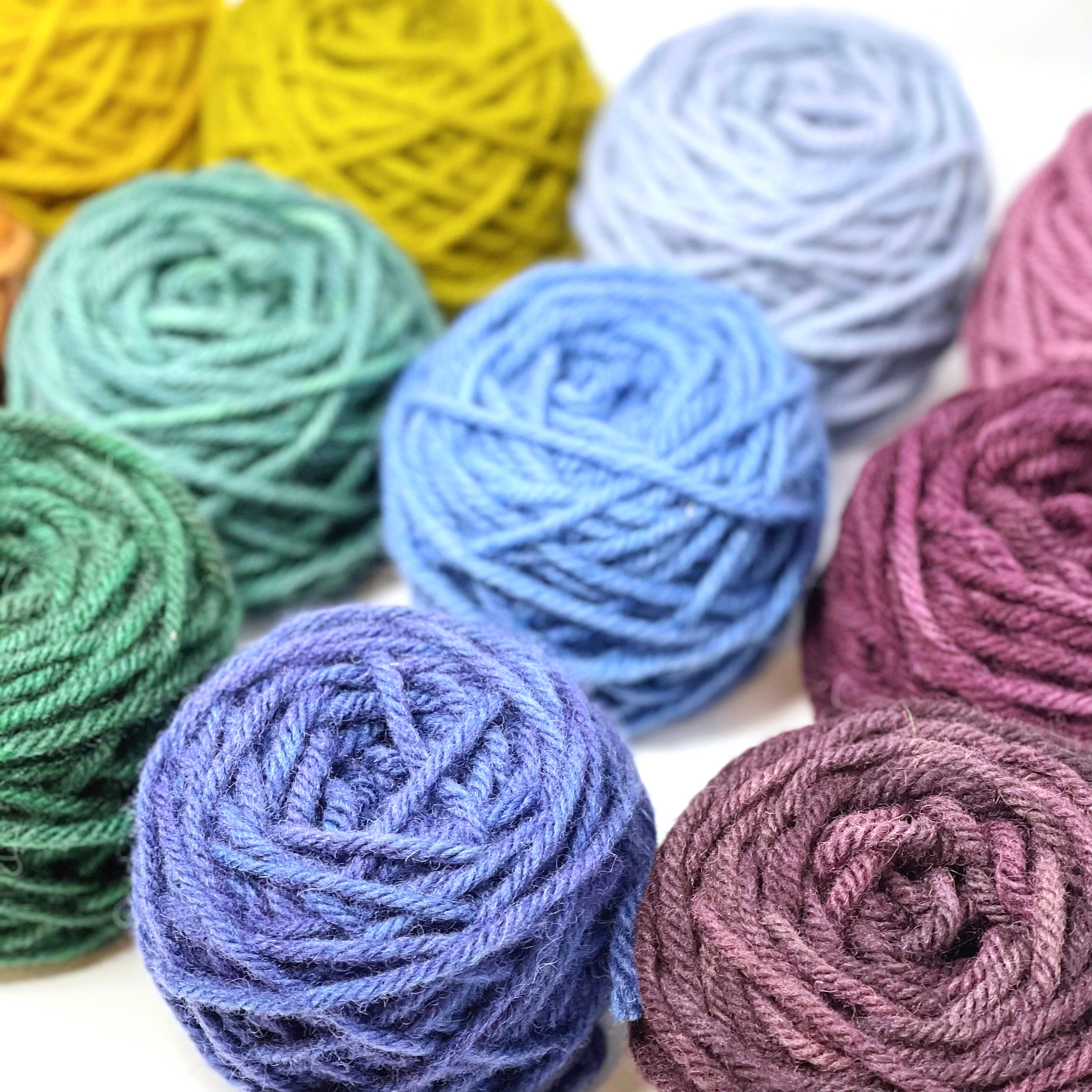 Punch needle yarn pack rainbow rug wool multi pack for rug Etsy