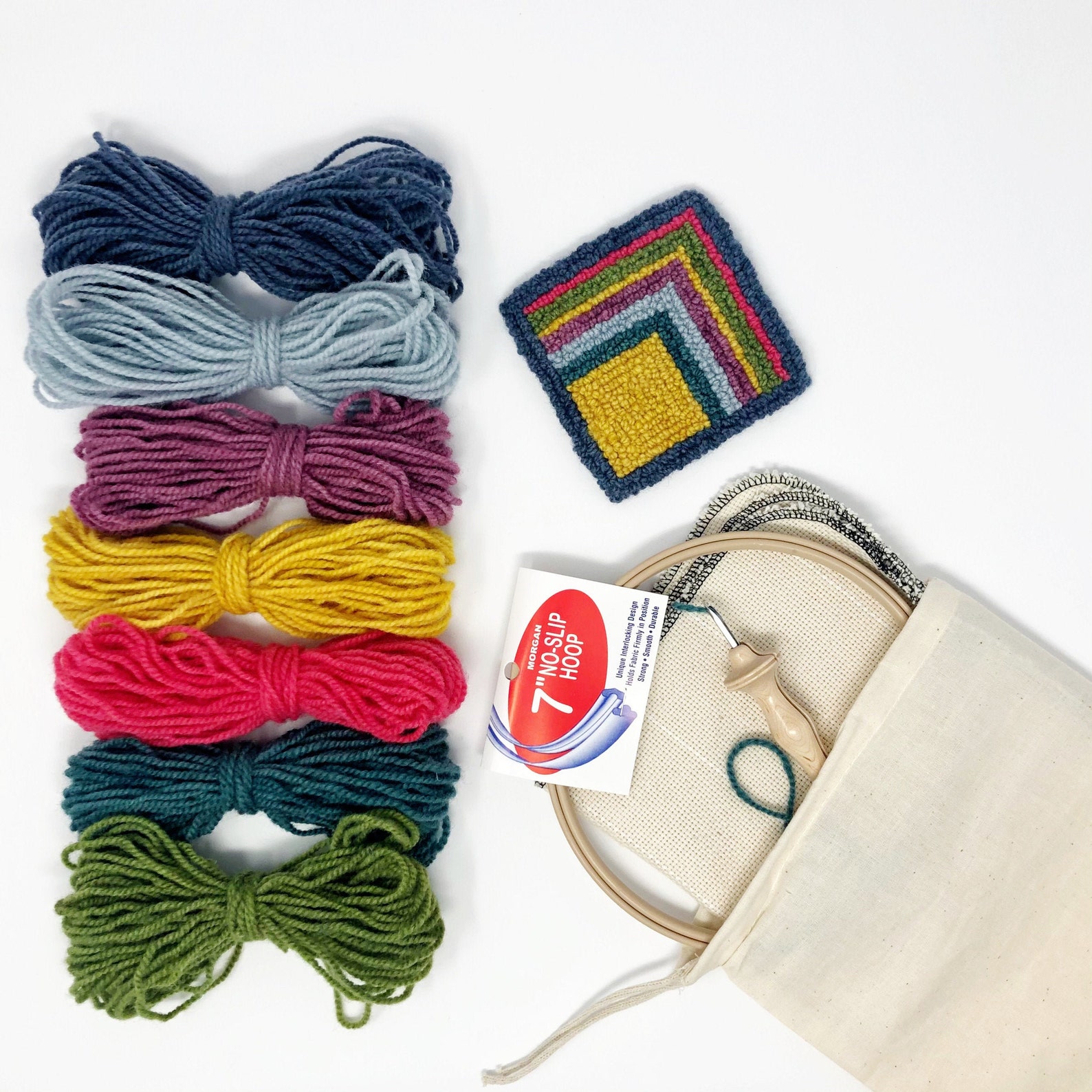 Beginner punch needle kit 14 Oxford punch needle coaster kit Etsy