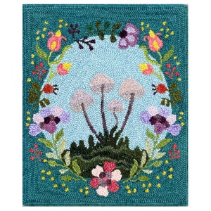 The Magic Within, punch needle rug hooking pattern, 18"x22", pdf pattern