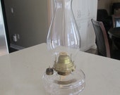Vintage Glass Oil Lamp