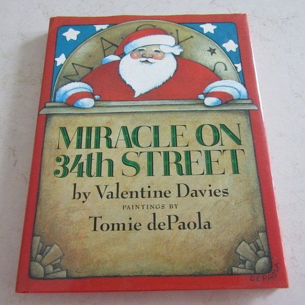 Vintage Miracle On 34th Street Hardcover Book