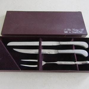 Stainless 3 Piece Carving Set