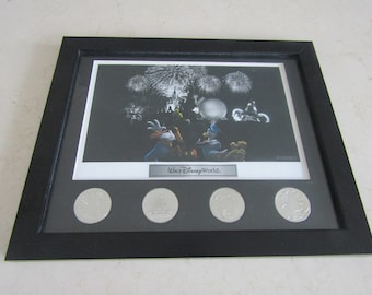 Disney Framed Coin Set