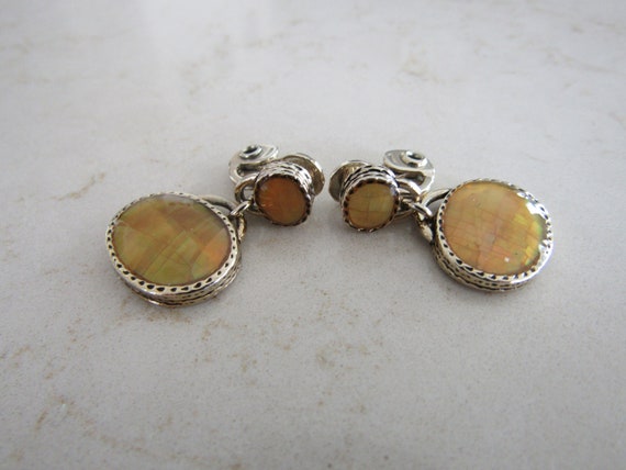 DESTASH 7 Vintage Lot Gold Clip Earrings - image 6