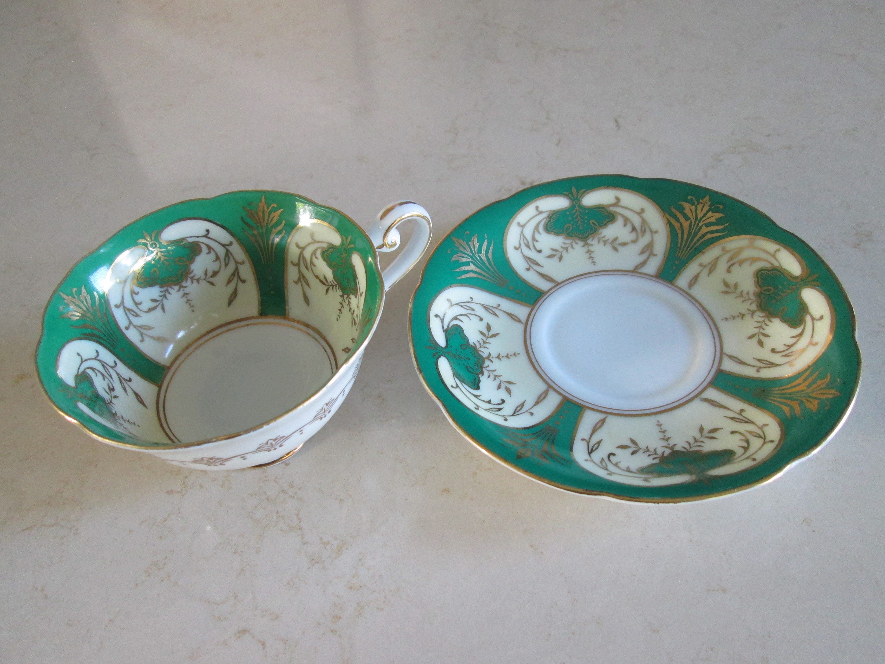 Castle China Tea Cup and Saucer Made in Occupied Japan Etsy