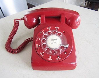 Vintage Rotary Dial Telephone WORKS
