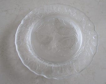 Vintage 12 Days Of Christmas Plate 3 French Hens