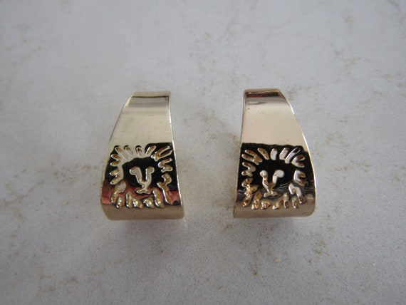 DESTASH 7 Vintage Lot Gold Clip Earrings - image 3