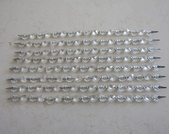 8 Strands Small Chandelier Rosettes and Octagons