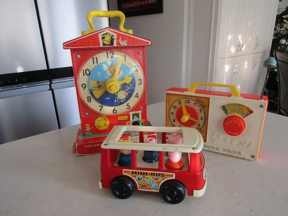 3 Vintage Fisher Price Toys - Etsy