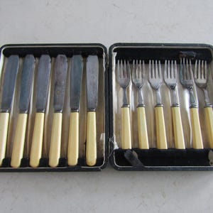 Vintage Epns Fish Knives - Etsy