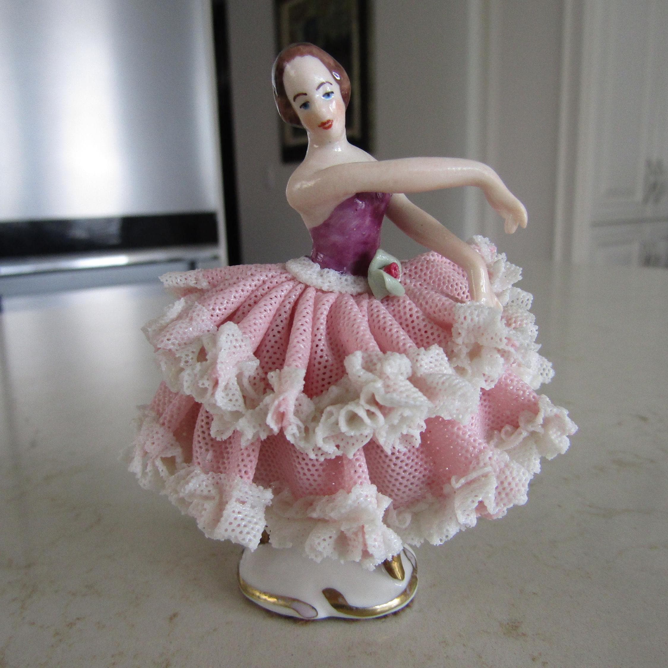 【VINTAGE】IRISH DRESDEN チェロ Vintage Irish Dresden Figurine - Etsy