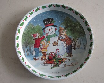 Vintage Christmas Tray