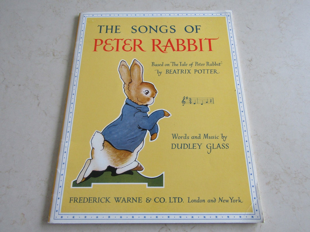 The Songs of Peter Rabbit - Etsy