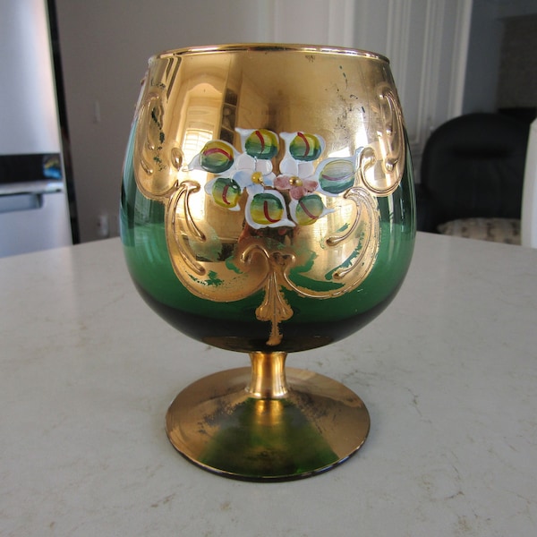 Murano Brandy Glass Etsy