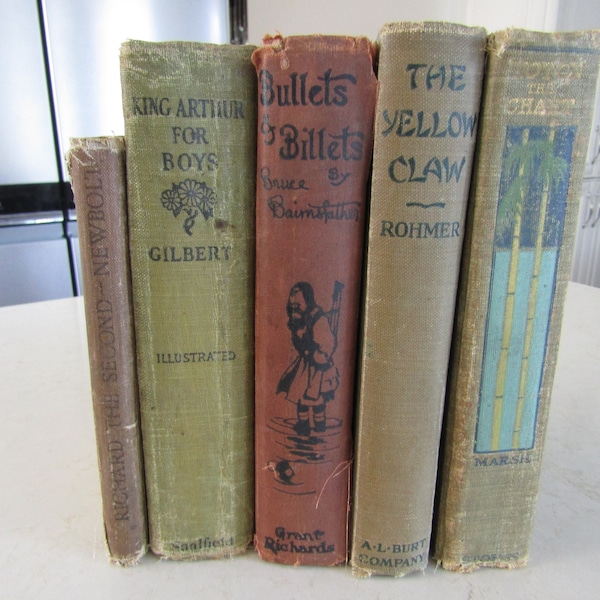 5 Antique and Vintage Books